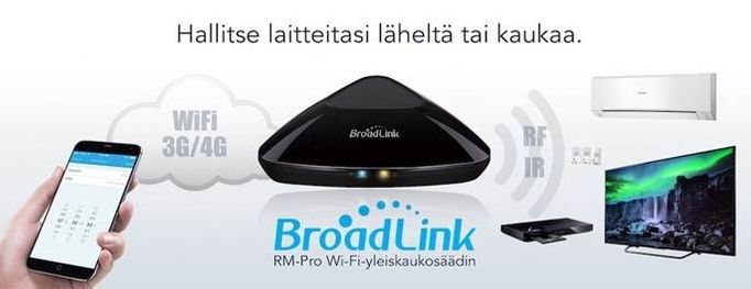 Broadlink RM-PRO on WiFi-yleiskauko-ohjain